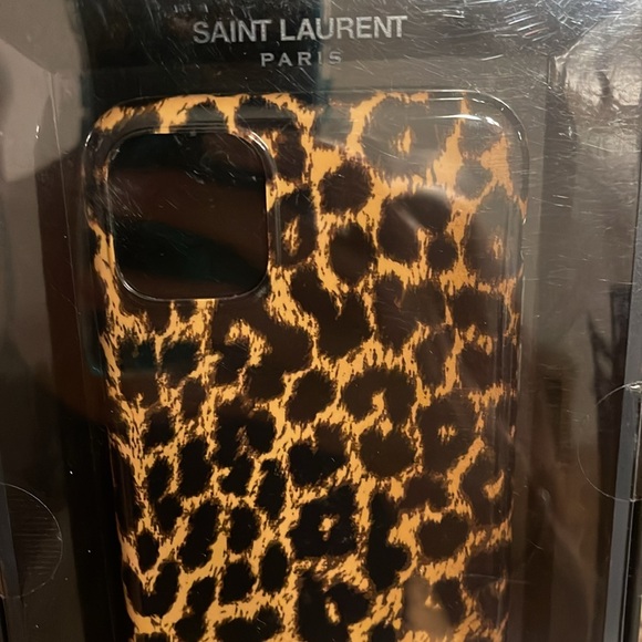 Official YSL Phone Case for iPhone 11 Pro Max in animal print. New! - Picture 3 of 4